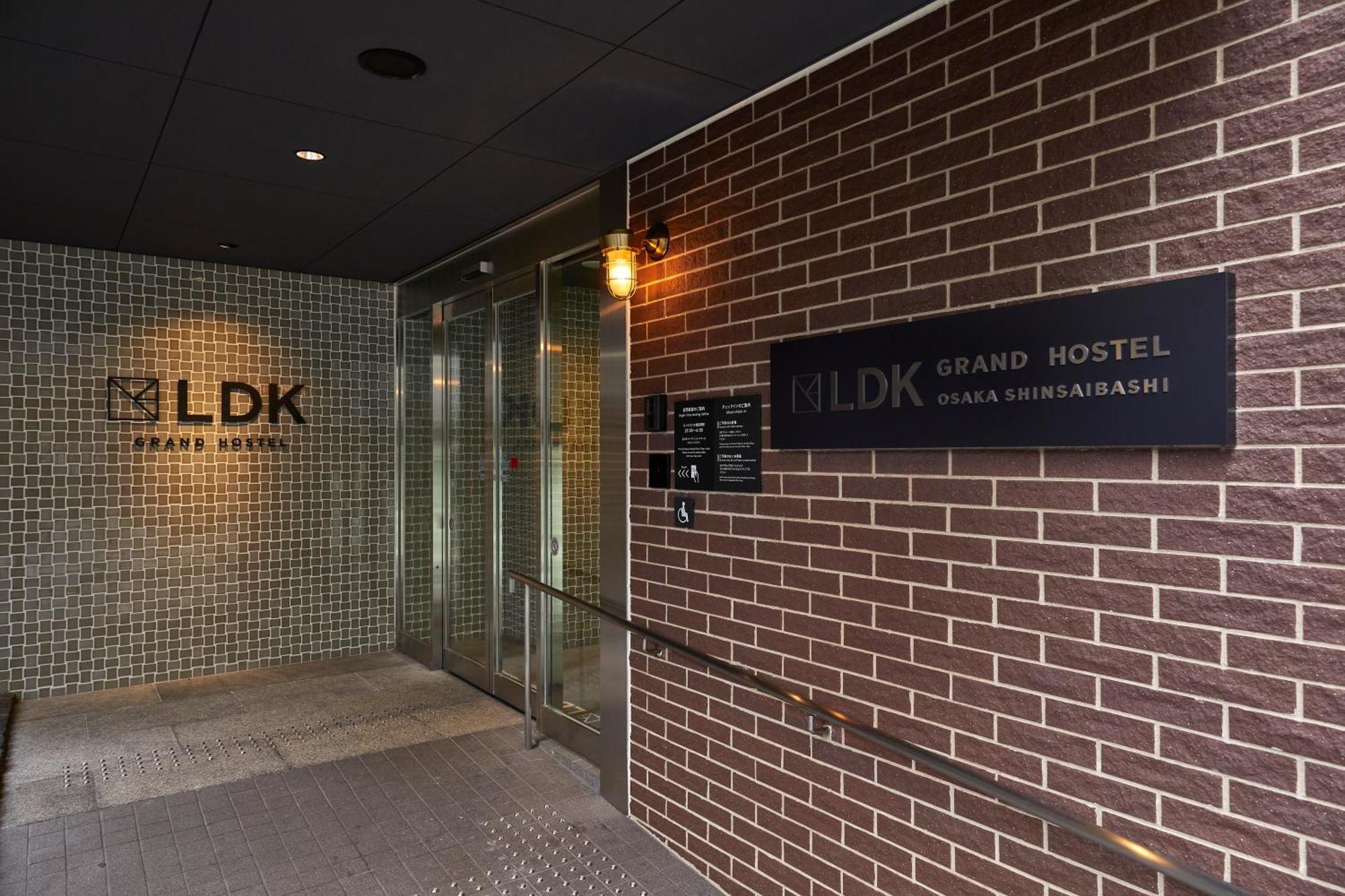 Grand Hostel Ldk Osaka Shinsaibashi - Former The Stay Osaka Shinsaibashi Екстер'єр фото